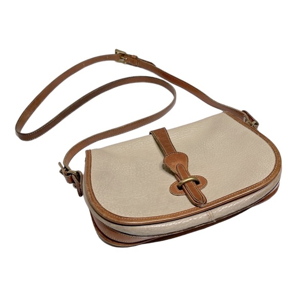 Dooney & Bourke Vintage Bag Medium Cream Leather - Picture 7 of 7